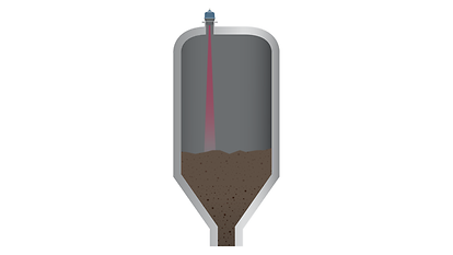 汚泥サイロの液面測定 | Emerson JP
